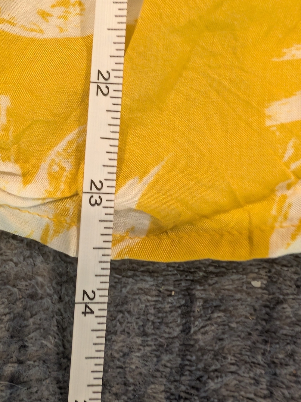 Anthropologie XXS Yellow and White Pineapple Print Strapless Dress - Picture 8 of 8